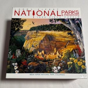 Larry Ellis National Parks & Preserves 1000-Piece Puzzle - Mesa Verde NEW